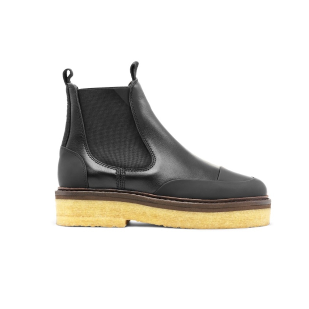 Ganni Low Shaft Boot Smooth Calf Size 40 (9.5)